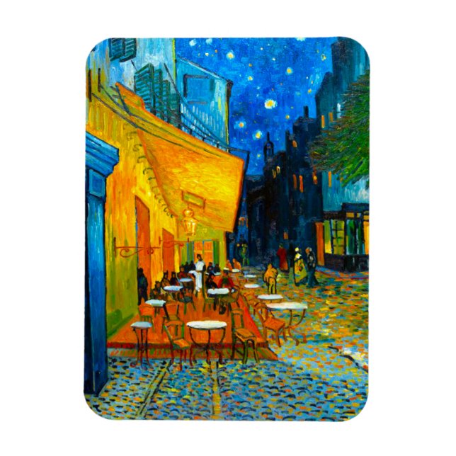 Íman Van Gogh Café Terrace à Noite (Vertical)