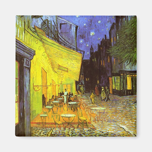 Íman Van Gogh: Cafe Terrace à Noite (Frente)