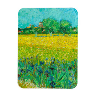 Íman Van Gogh Field com Irrises Perto de Arles