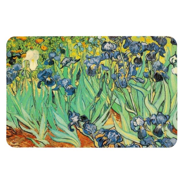 Íman Van Gogh Irises (Horizontal)