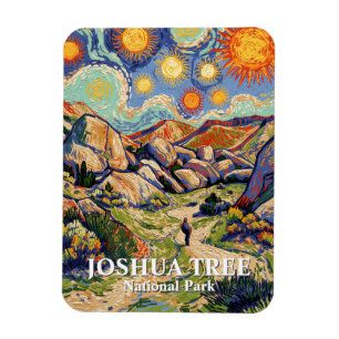 Íman Van Gogh Joshua Tree Hidden Valley Vintage Deserto
