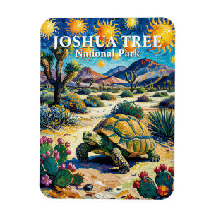 Íman Van Gogh Joshua Tree Vida Selvagem Tartaruga Color