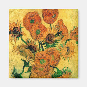 Íman Van Gogh - Natureza-morta com Vaso e Quinze Girass