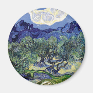 Íman Van Gogh - Oliveiras numa Paisagem Montanhosa