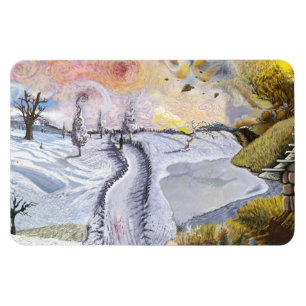 Íman Van Gogh: Paisagem do inverno