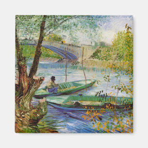 Íman Van Gogh Pescando na Primavera, Pont de Clichy