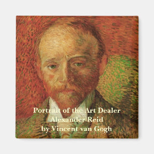 Íman Van Gogh Retrato do Arte Revelador Alexander Reid