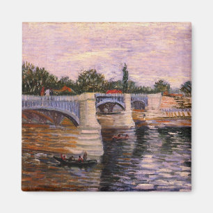 Íman Van Gogh Rio Sena com Pont del Grande Jette