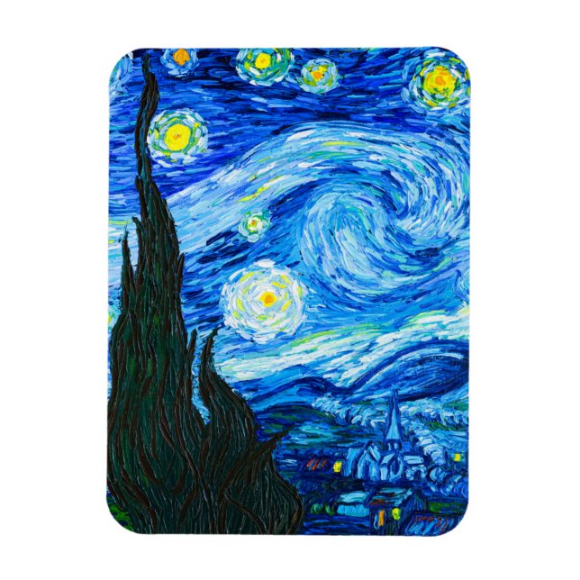 Íman Van Gogh Starry Night (Vertical)
