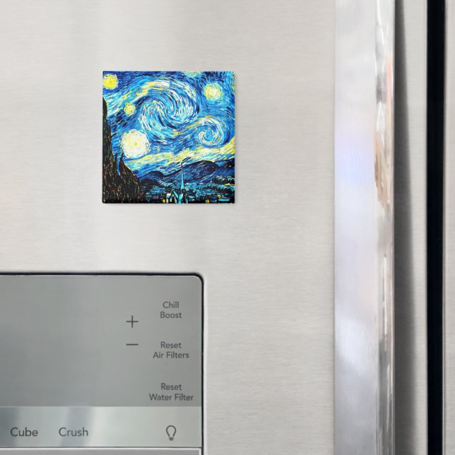 Íman Van Gogh, Starry Night, (In Situ (Fridge))