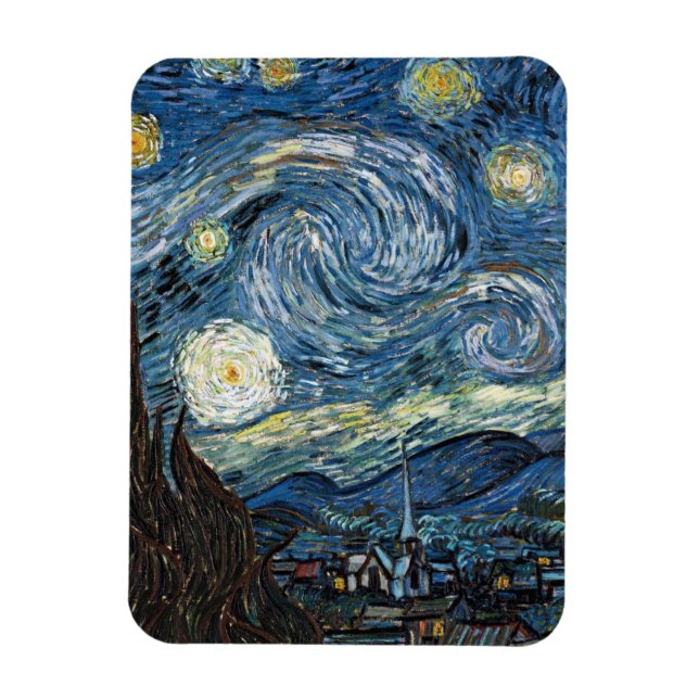 Íman Van Gogh Starry Night (Vertical)