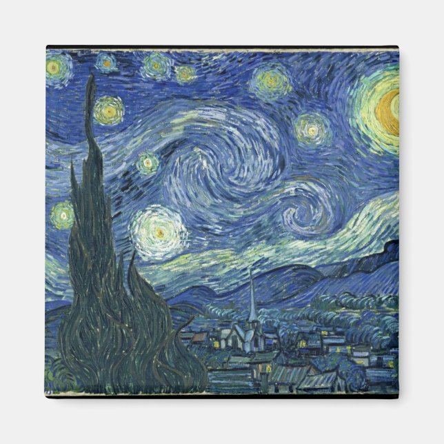 Íman Van Gogh Starry Night (Frente)