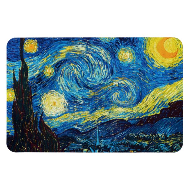 Íman Van Gogh Starry Night Magnet (Horizontal)