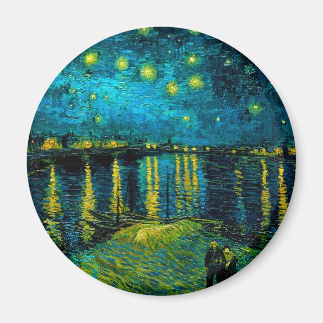 Íman Van Gogh Starry Night Over the Rhône (Frente)