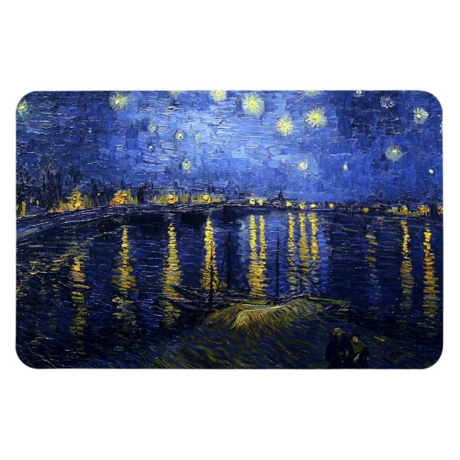 Íman Van Gogh Starry Night Sobre O Ródano (Horizontal)