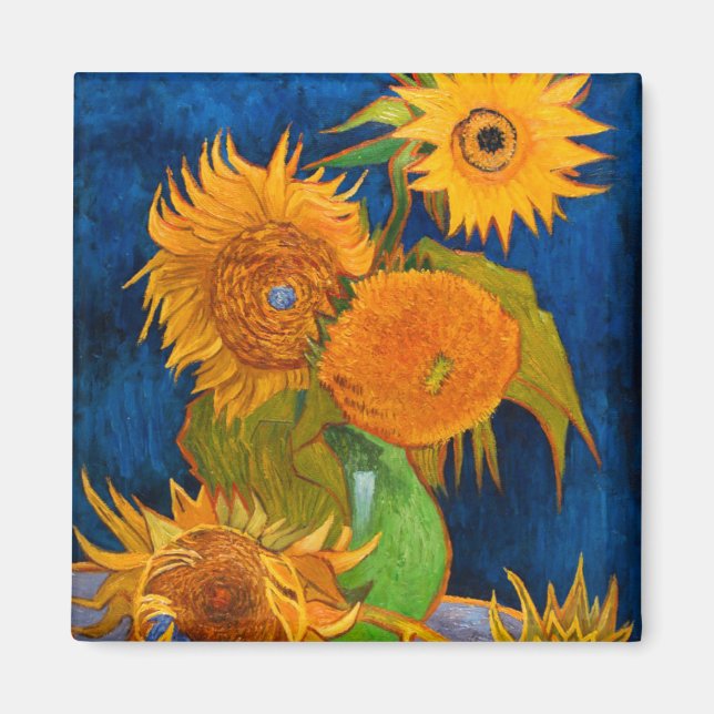 Íman Van Gogh Sunflower (Frente)