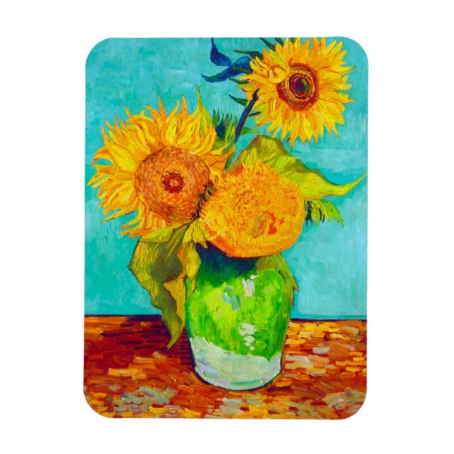 Íman Van Gogh Sunflower (Vertical)