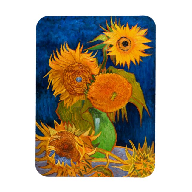Íman Van Gogh Sunflower (Vertical)