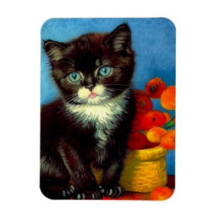 Íman Van Gogh Tuxedo Cat
