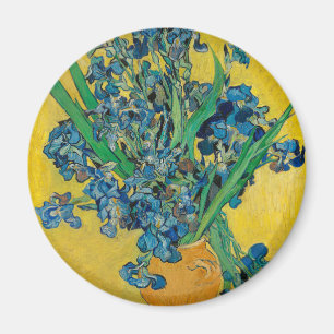 Íman Van Gogh Vase com Impressionismo Clássico Irrisso