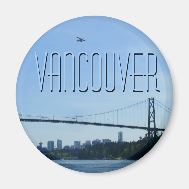 Íman Vancouver BC Souvenir Magnets Vancouver Ofertas de (Frente)