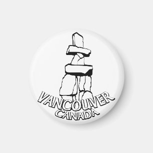 Íman Vancouver Canadá Imã de geladeira Souvenir Magne