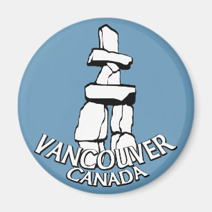 Íman Vancouver Canada Imã de geladeira Souvenir Magnets