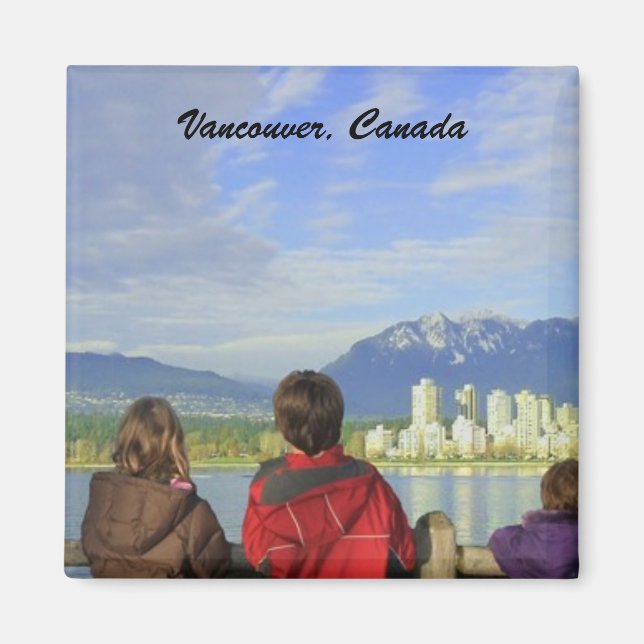 Íman Vancouver, Canadá Magnet (Frente)