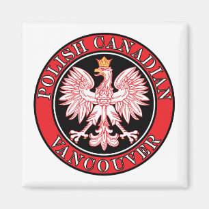Íman Vancouver polonês águia canadiana