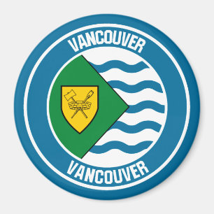Íman Vancouver Round Emblem