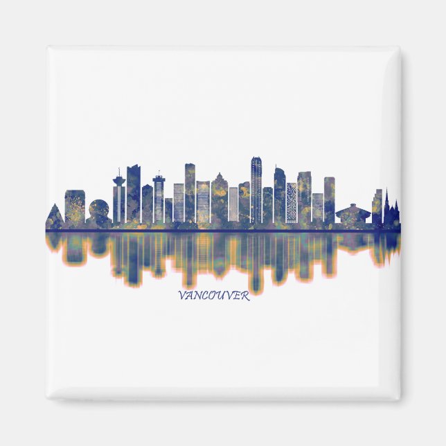 Íman Vancouver Skyline (Frente)