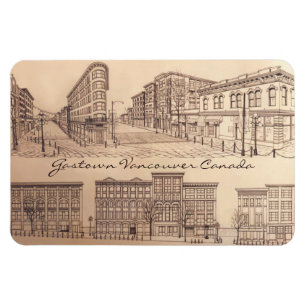 Íman Vancouver Souvenir Personalizado Magnet Gastown