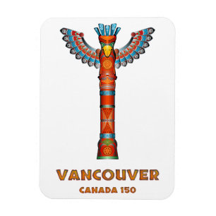 Íman Vancôver (BC) Canadá - Totem pólo