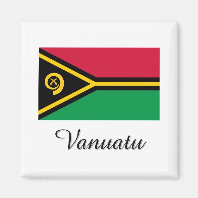 Íman Vanuatu Flag Design (Frente)