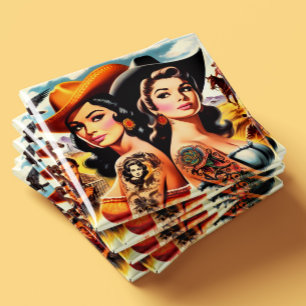 Íman Vaqueiras Tatuadas Vintage