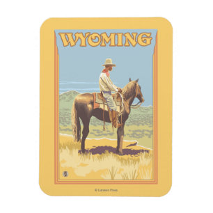 Íman Vaqueiro (vista lateral) Wyoming
