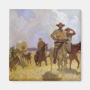 Íman Vaqueiros Antigos, O Conjunto Parkman por NC Wyeth