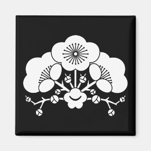 Íman Várias floridas de ameixa