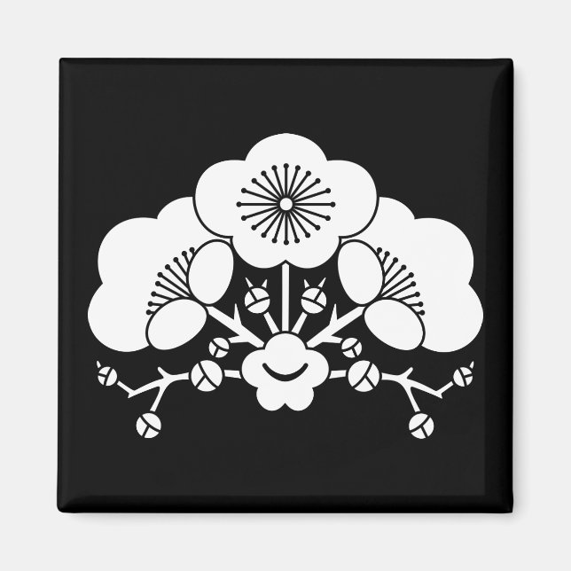 Íman Várias floridas de ameixa (Frente)