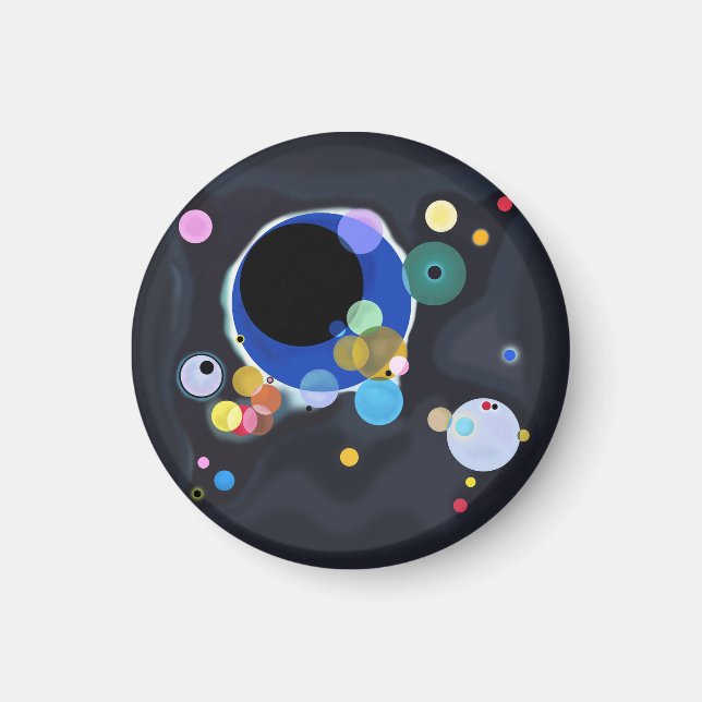Íman Vários Círculos, Vassily Kandinsky em digital (Frente)