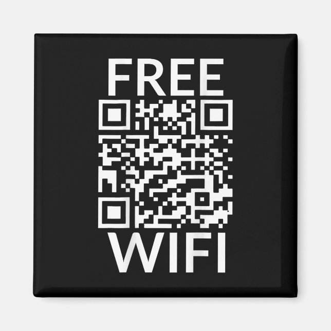 Íman Varredura Engraçada Wifi Grátis Trump Dançando Peg (Frente)