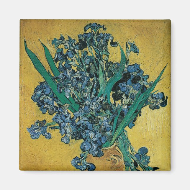 Íman Vase "Ainda viva" com irrisões de Vincent van Gogh (Frente)