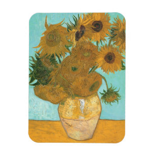 Íman Vase com doze girassóis por Vincent van Gogh