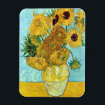 Íman Vase Com Doze Girassóis Por Vincent Van Gogh<br><div class="desc">Tanto quanto sei,  estas imagens estão em dominio público e acreditam ser livres de usar sem restrições nos EUA. Por favor,  entre em contato comigo se você descobrir que qualquer uma dessas imagens não está no Dominio público.</div>