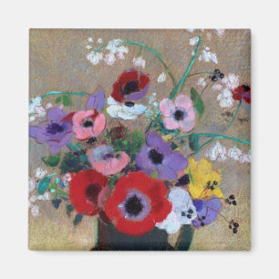 Íman Vase com Flores Mistas, Redon