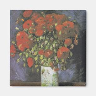 Íman Vase com Papa Vermelho Vincent van Gogh