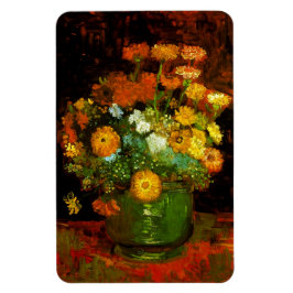 Íman Vase com Zinnias Van Gogh Fine Art