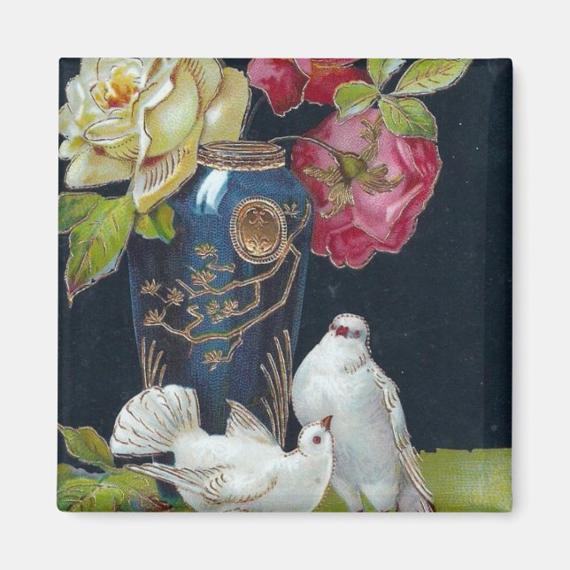 Íman Vase e Doves (Frente)