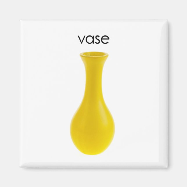 Íman Vase Refrigerator Magnet (Frente)