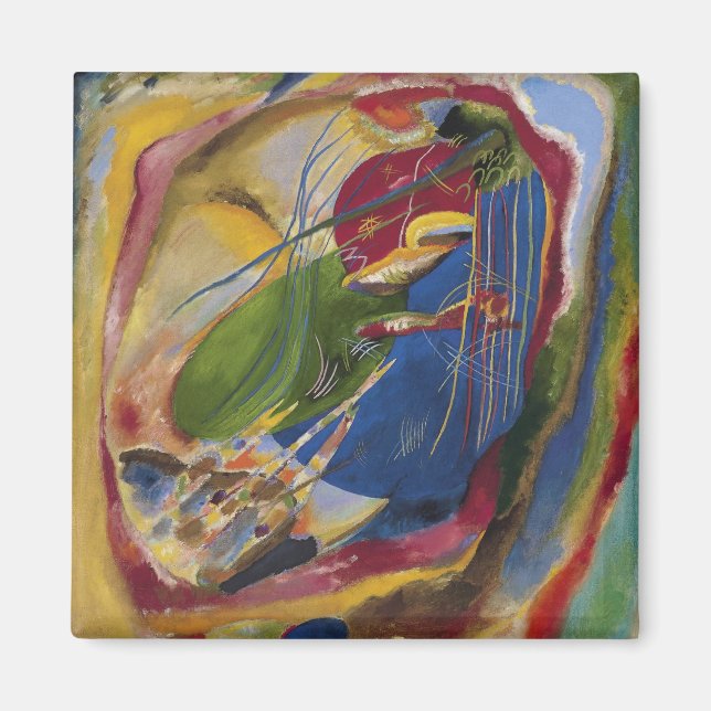 Íman Vasily Kandinsky - Imagem Com Três Pontos (Frente)